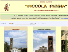 Tablet Screenshot of piccolapenna.it